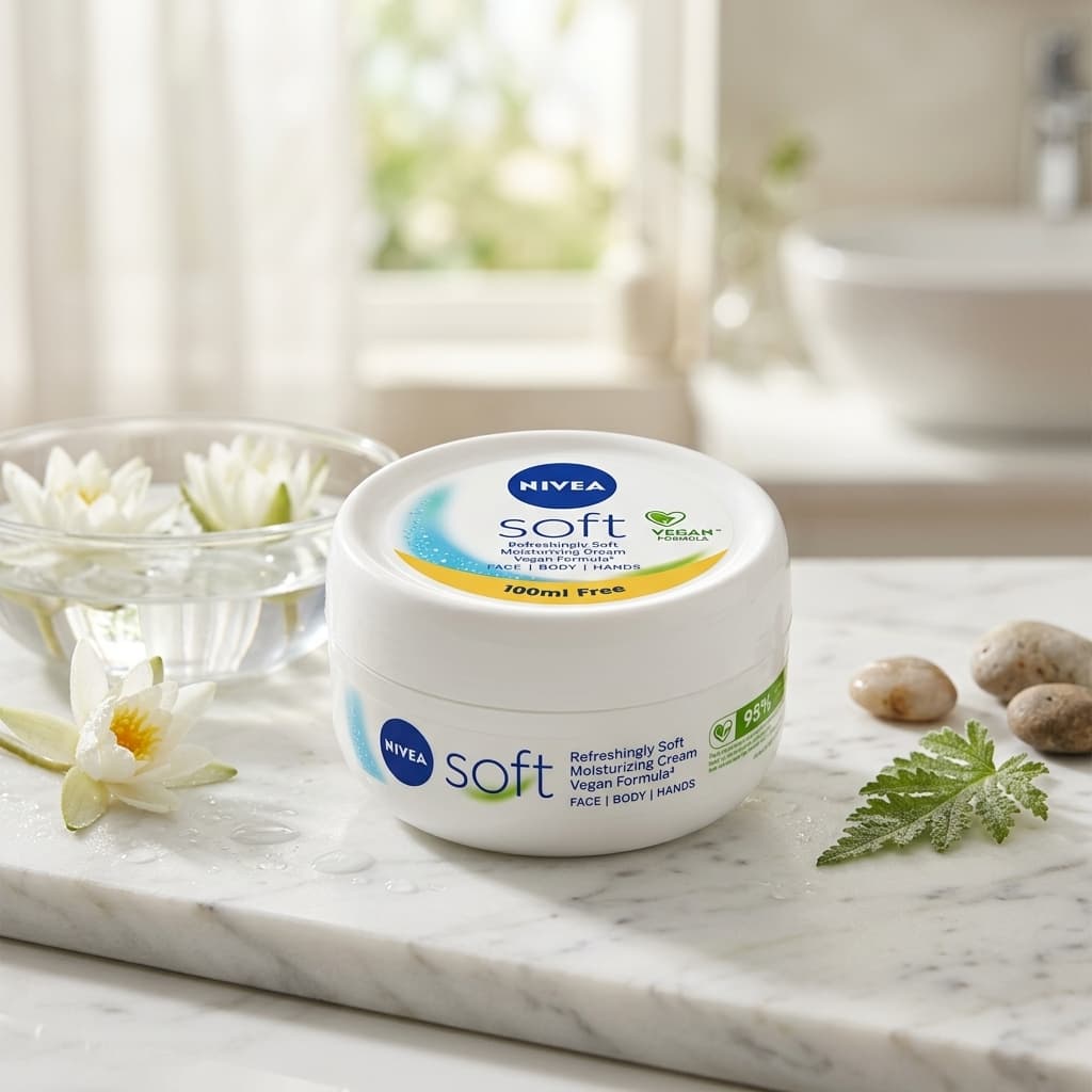 NIVEA Soft ریفریشنگ موئسچرائزنگ کریم - 1