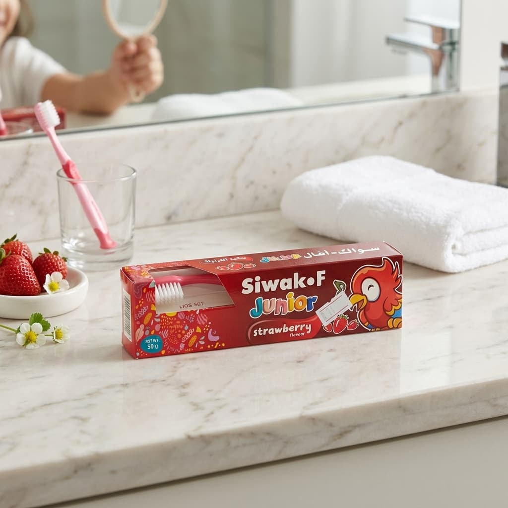 Siwakof Junior 草莓味儿童牙膏 - 1