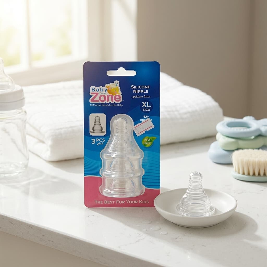 Baby Care Zone Silicone Feeding Nipple - Size XL - 1