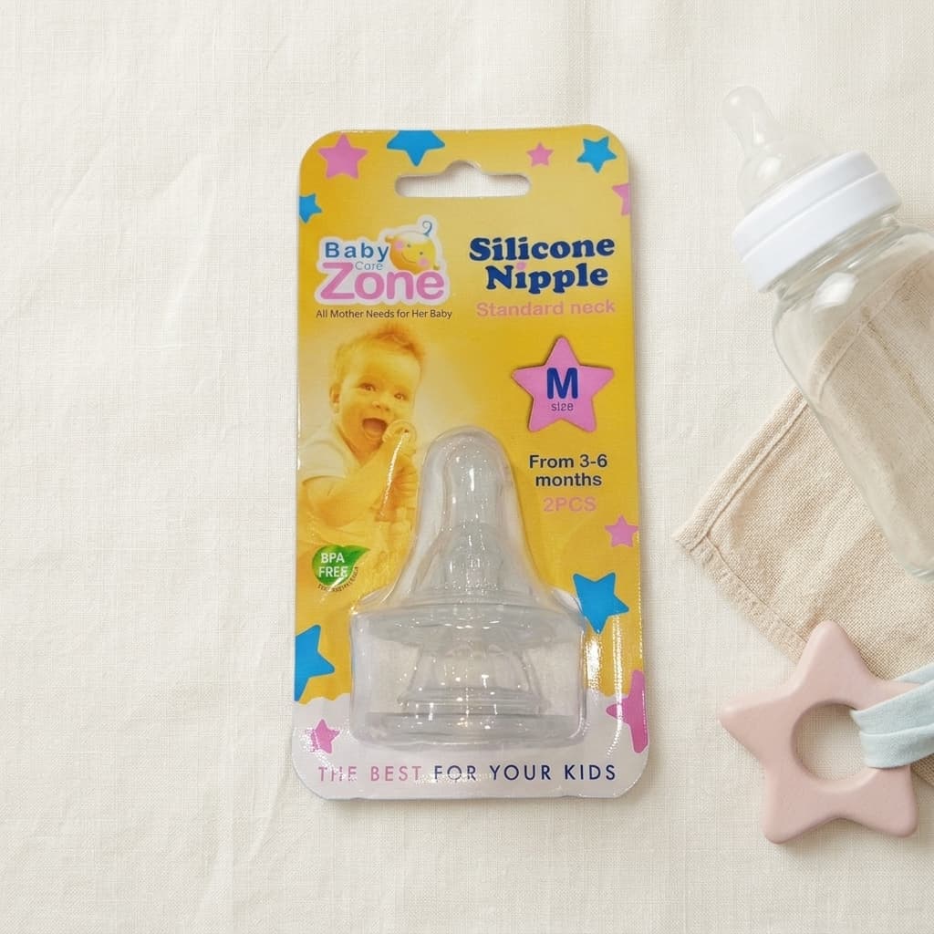 Standard Neck Silicone Feeding Nipple - Size M - 1
