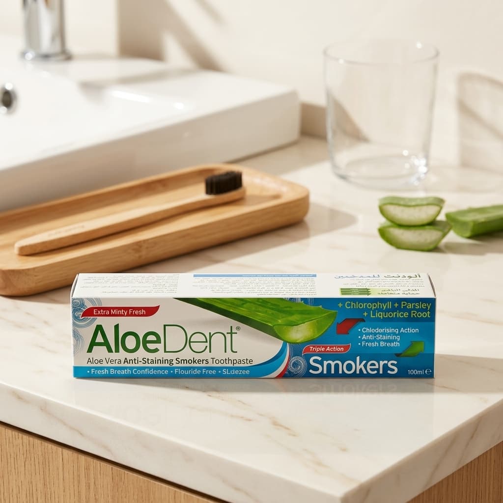 AloeDent 吸烟者专用牙膏 - 1