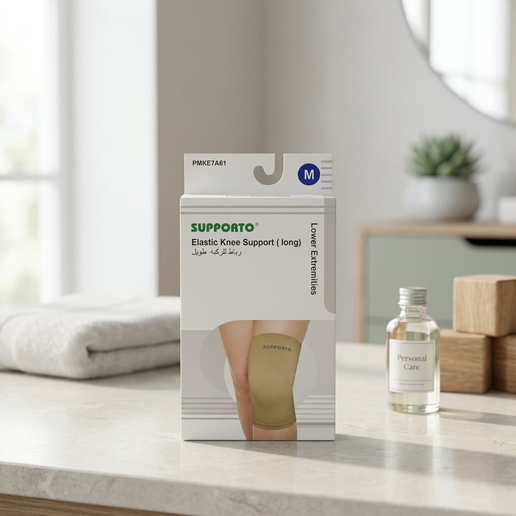 Long Elastic Knee Support - 1