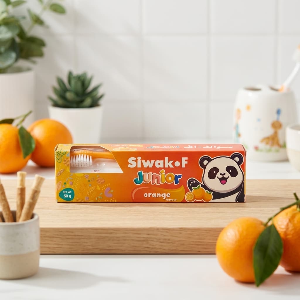 Siwak-F Junior 橙味儿童牙膏 - 1