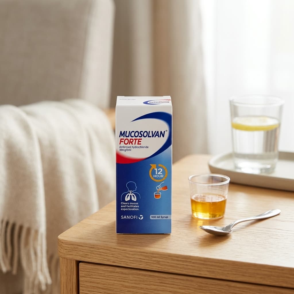 Mucosolvan Forte 沐舒坦强效止咳祛痰糖浆 - 1