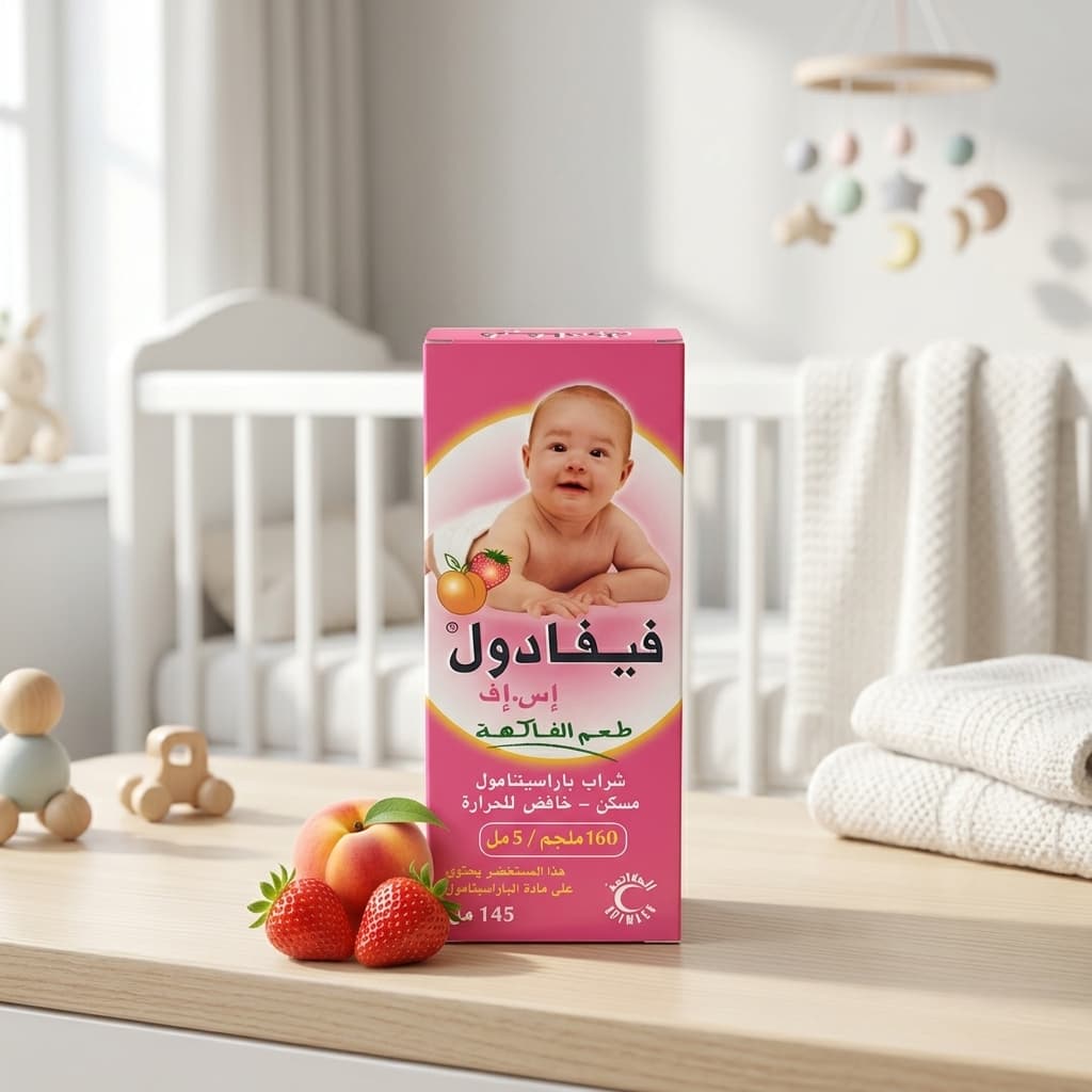 Fevadol SF Paracetamol Syrup for Children - Fruit Flavor - 1