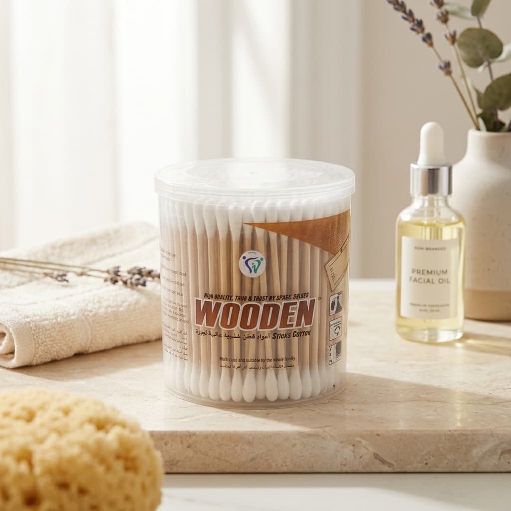 WOODEN Wooden Cotton Swabs - 1