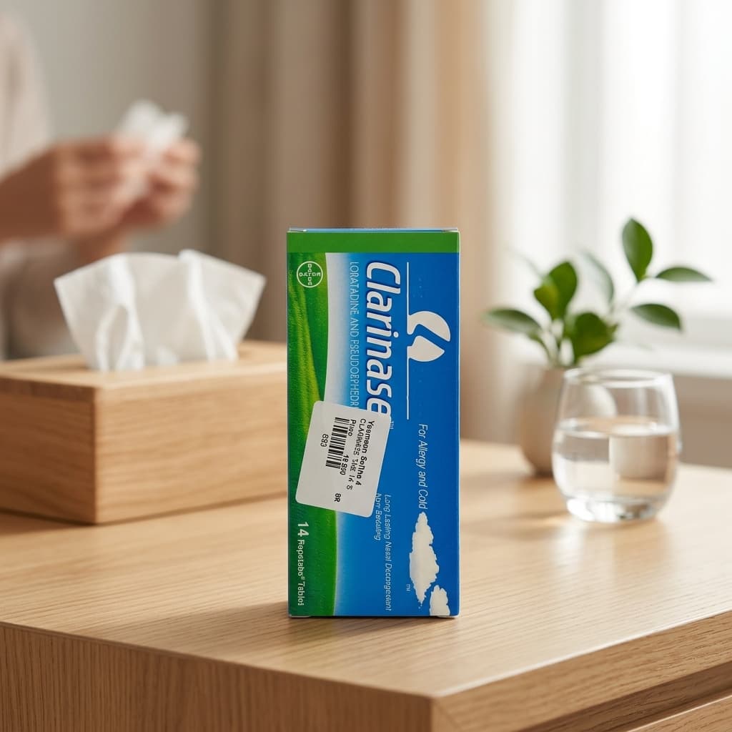 Clarinase 开瑞能 缓释片 - 缓解过敏与感冒症状 - 1