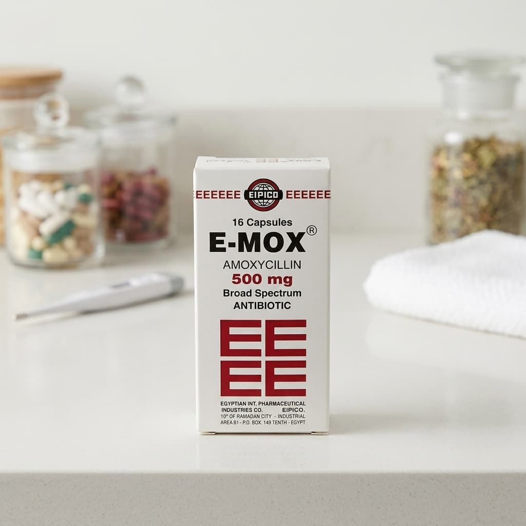E-MOX 500 mg 16 कैप्सूल - 1