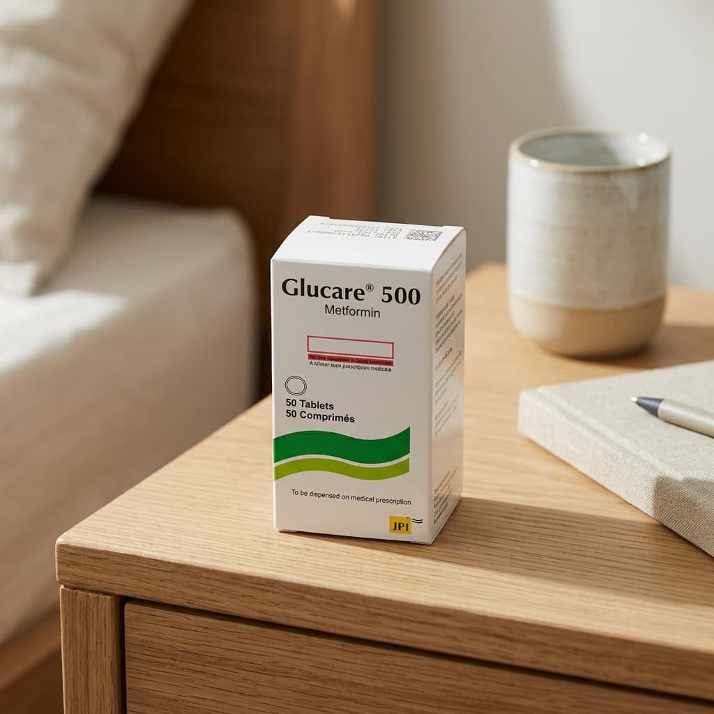 Glucare 500 Metformin Tablets - 1
