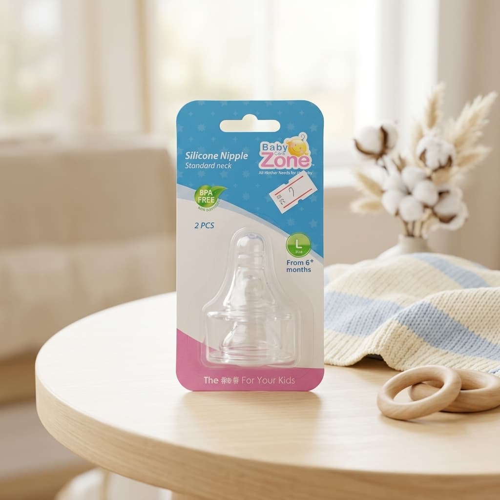 Standard Neck Silicone Baby Nipple - 1