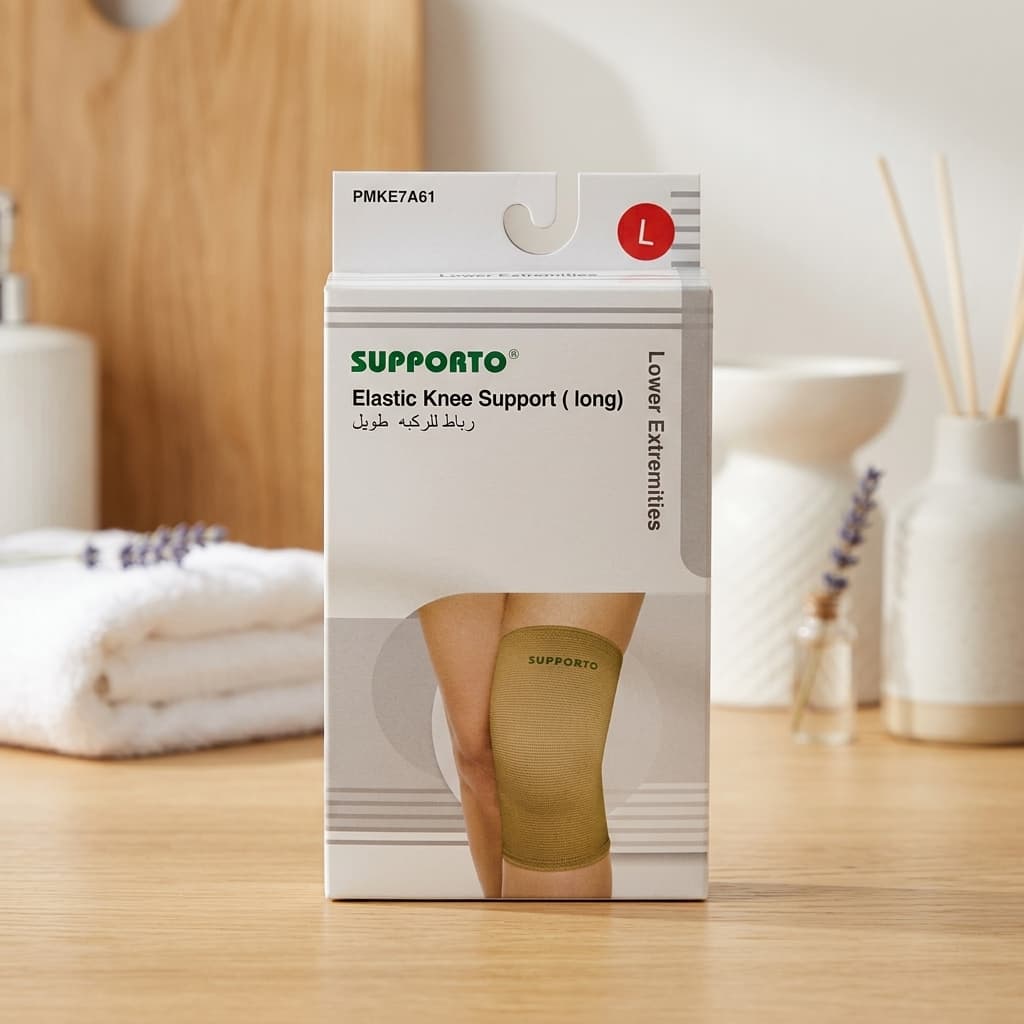 Long Elastic Knee Support - 1