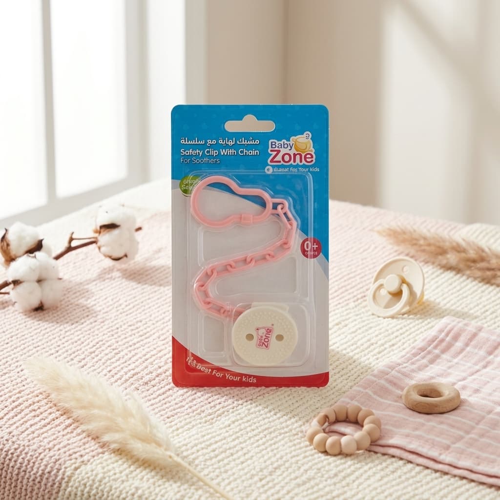 Pacifier Clip with Chain - 1