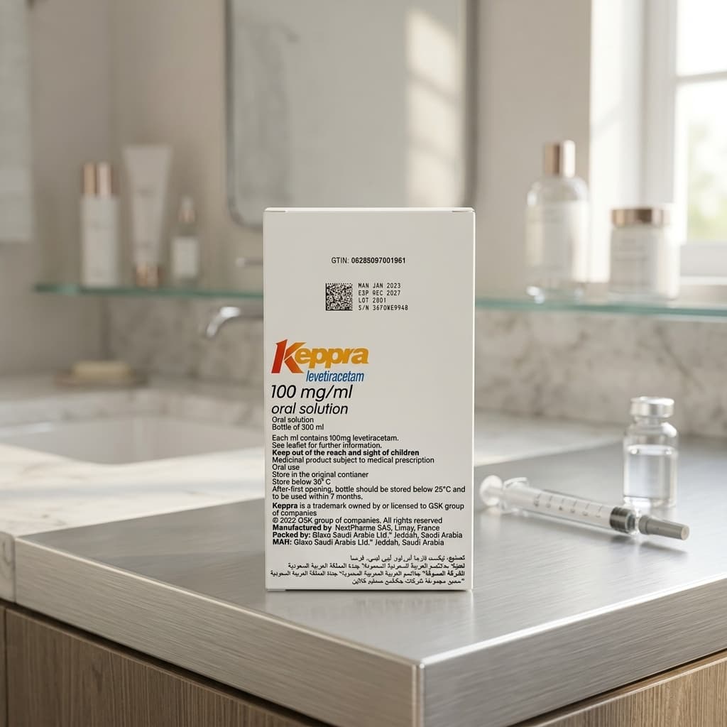 Keppra Levetiracetam 100 mg/ml Oral Solution - 1