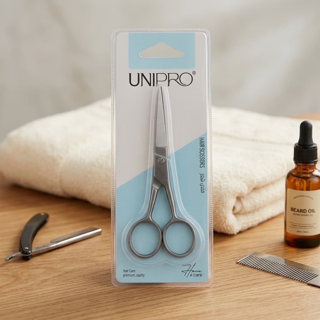 UNIPRO Hair, Beard, and Mustache Scissors - 1