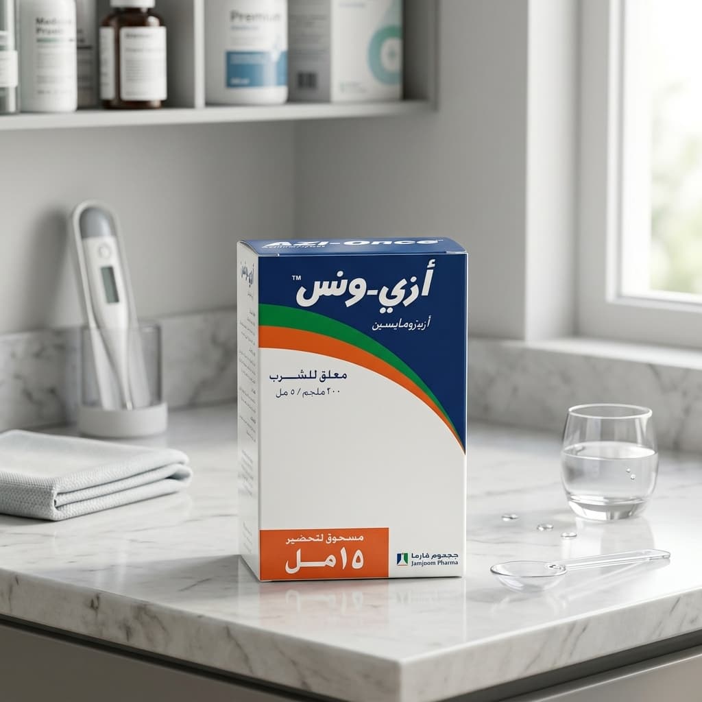 Azi-Once Azithromycin Oral Suspension 200 mg/5 ml - 1